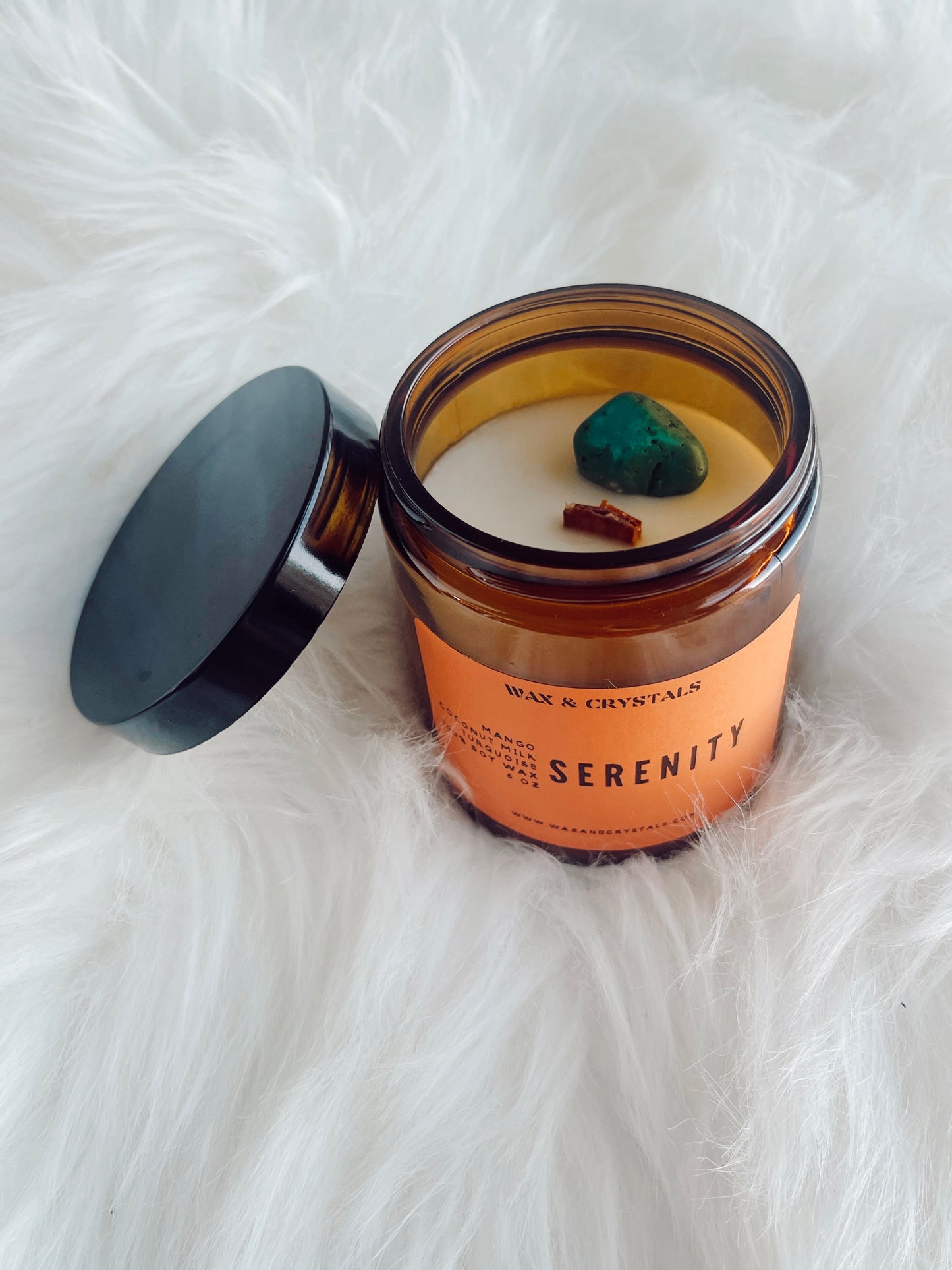 Mango & Coconut Milk Scented Serenity Candle