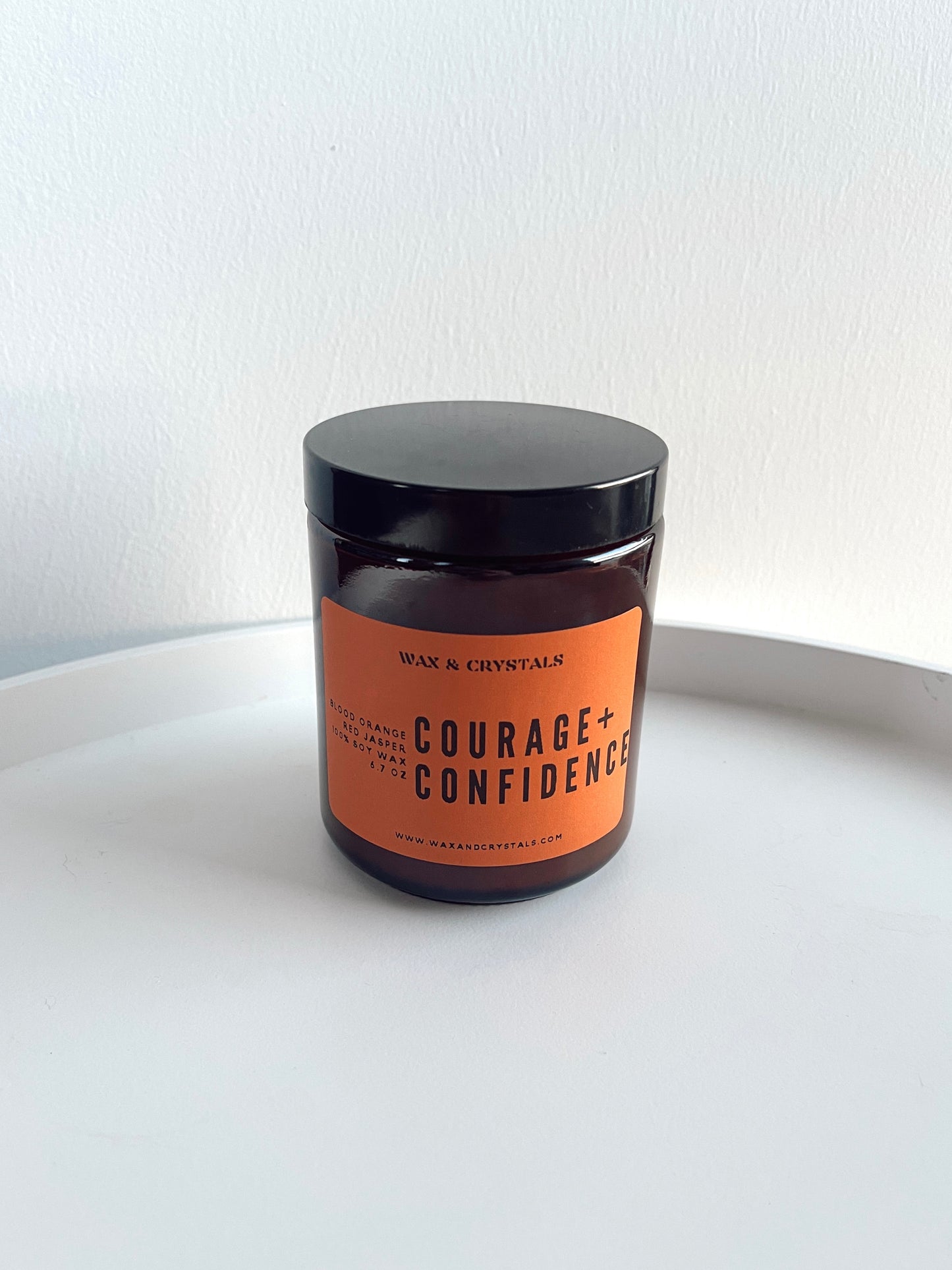 Blood Orange Scented Courage and Confidence Candle